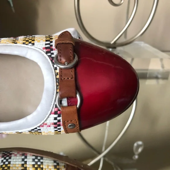 AGL Attilio Giusti Leombruni Plaid Ballet Flat Shoes - Picture 4 of 8